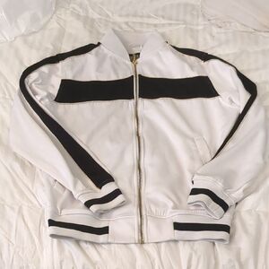 White and Black Men's Jacket